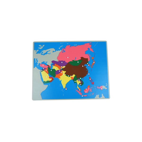 Térkép (kirakós): Ázsia